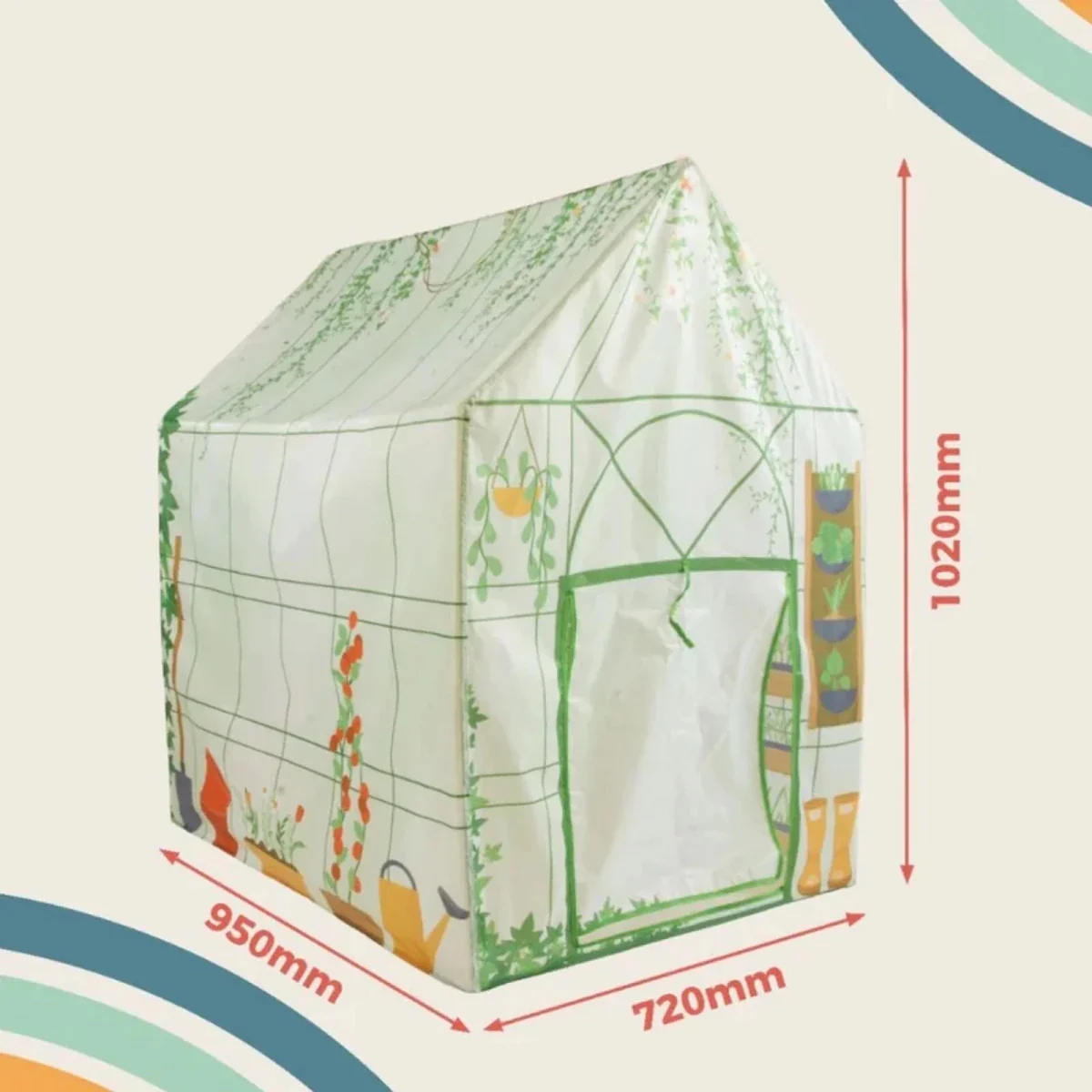 Mookie Activo Pop-Up Tent - Greenhouse - Image 7
