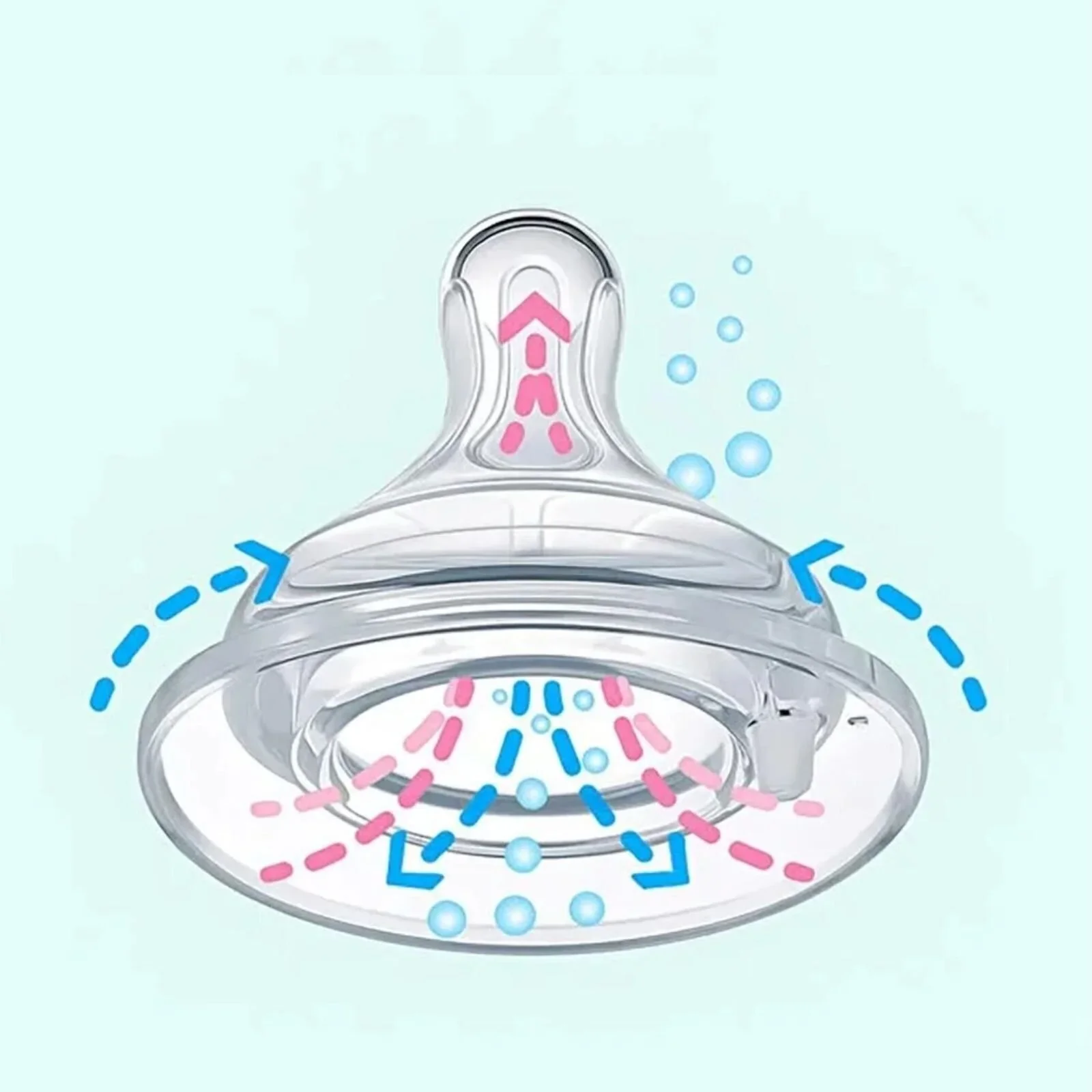 Mooma Kindy Bottle Fast Flow 18+ months 250ml - Ball Blue - Image 4