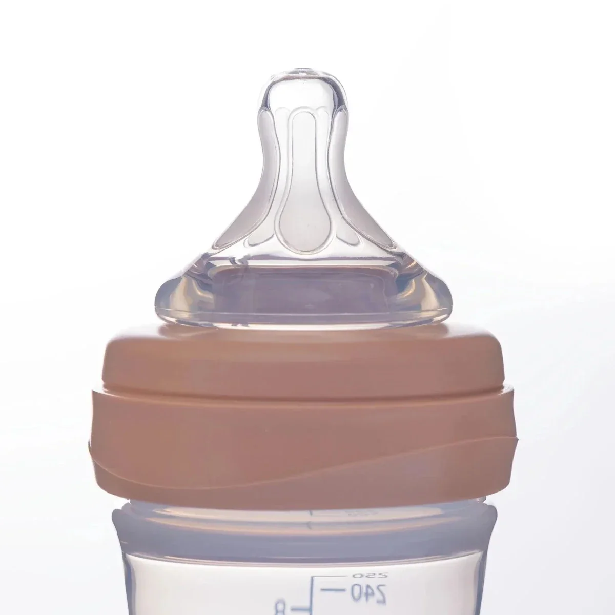 Mooma Kindy Bottle Medium Flow 6-18 months 250ml - Old Rose - Image 4