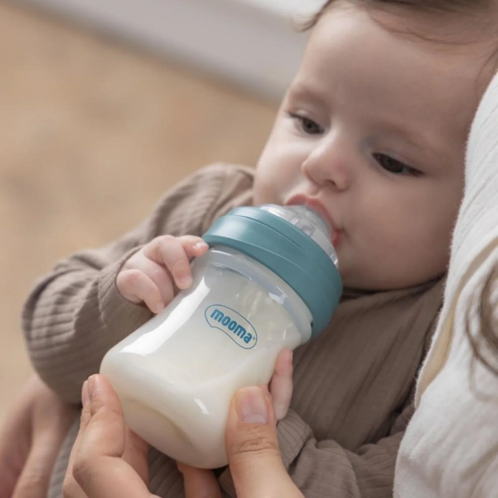 Mooma Kindy Feeding Bottle Starter Set - Ball Blue - Image 4