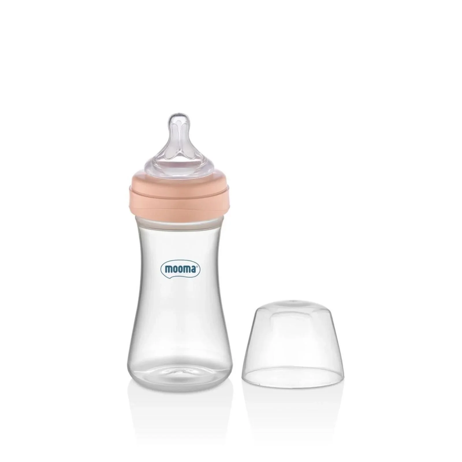 Mooma Kindy Feeding Bottle Starter Set - Old Rose - Image 3
