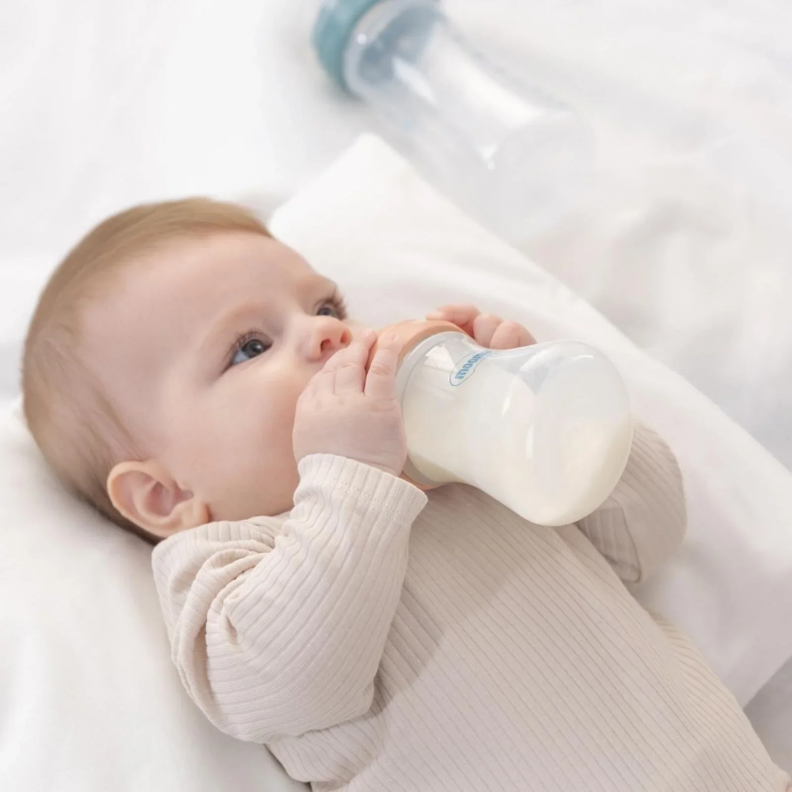 Mooma Kindy Feeding Bottle Starter Set - Old Rose - Image 5