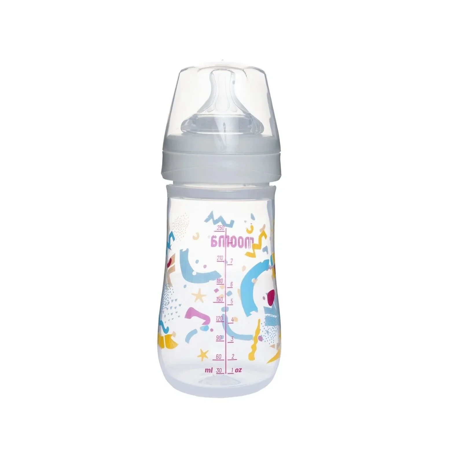 Mooma Neeko Bottle Medium Flow 6-18 months 250ml - Confetti - Image 3