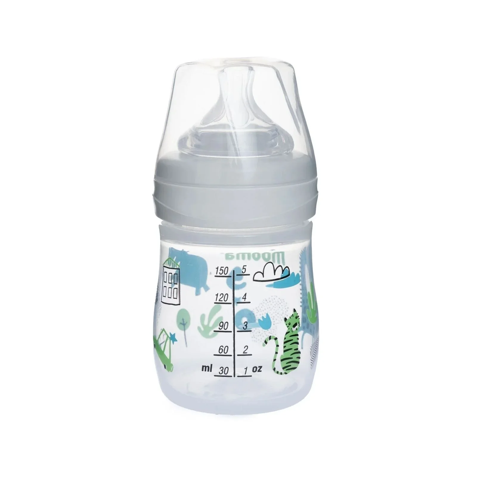 Mooma Neeko Bottle Slow Flow 0-6 months 150ml - Animals - Image 3