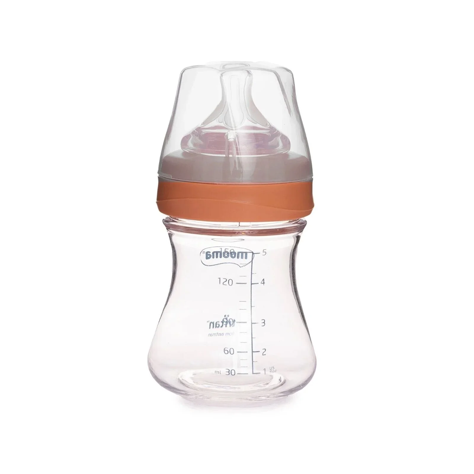 Mooma Neutra Tritan Bottle Slow Flow 0-6 months 150ml - Coral Pink - Image 3