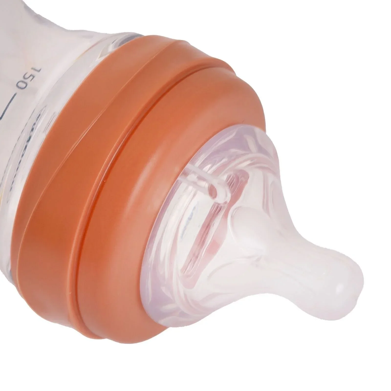 Mooma Neutra Tritan Bottle Slow Flow 0-6 months 150ml - Coral Pink - Image 4