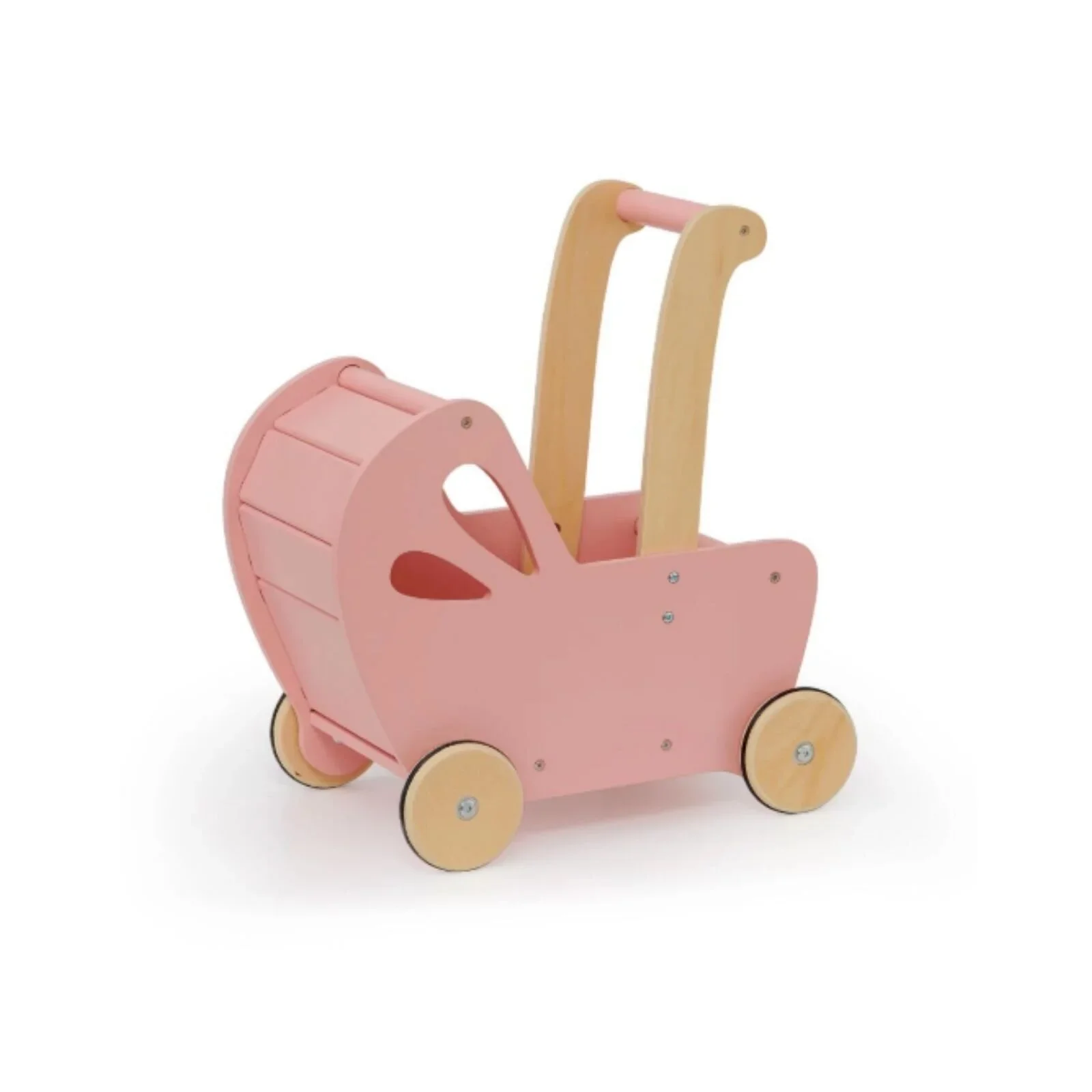 Moover Essential Flat Packed Pram - Pink - Image 2