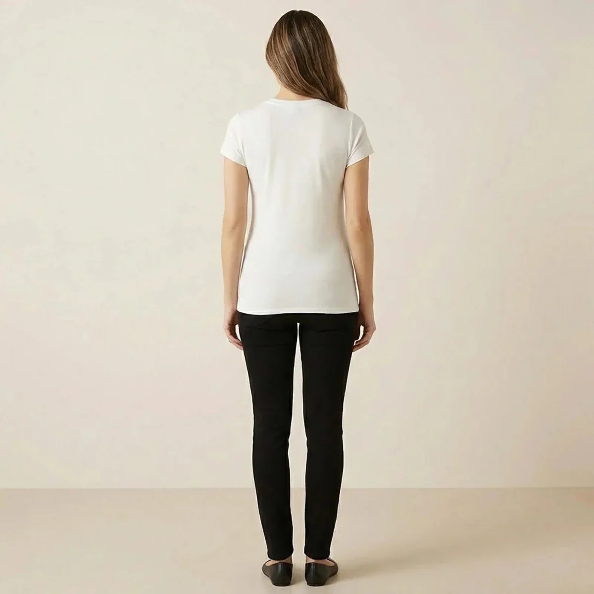 Baby Mom Maternity Short-Sleeve T-shirt - Ecru - Image 2