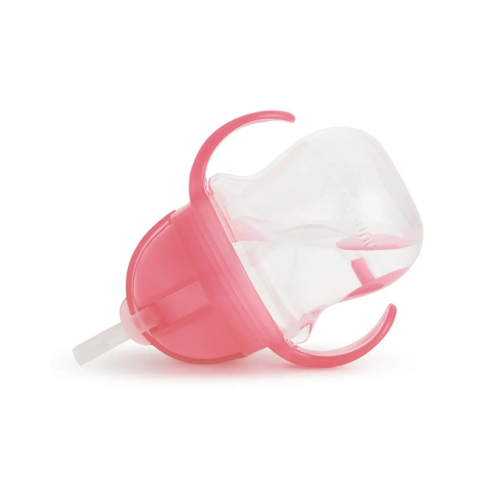 Munchkin Click Lock Tip & Sip Weighted Straw Cup Pink 207ml - Image 3