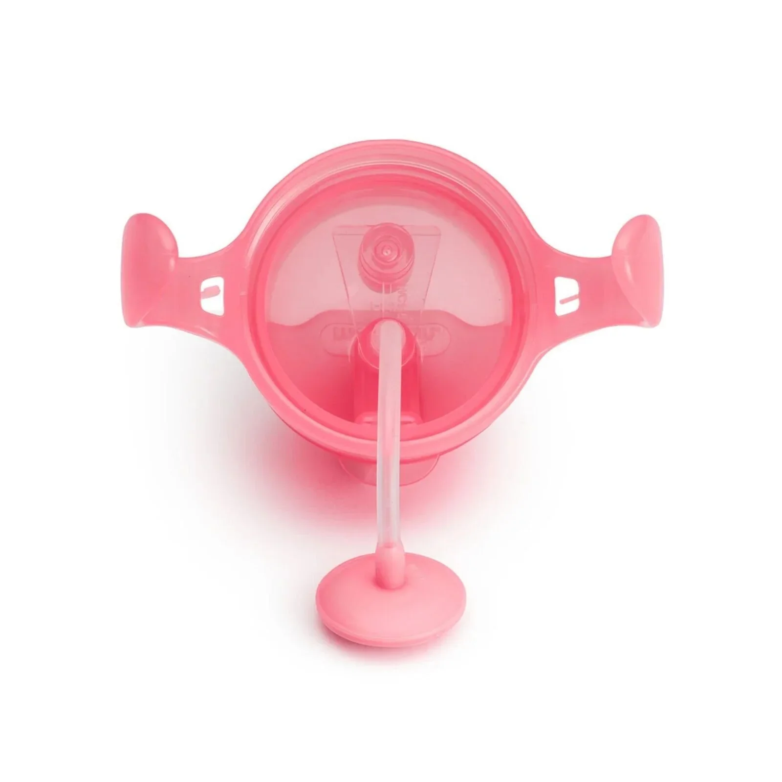 Munchkin Click Lock Tip & Sip Weighted Straw Cup Pink 207ml - Image 4