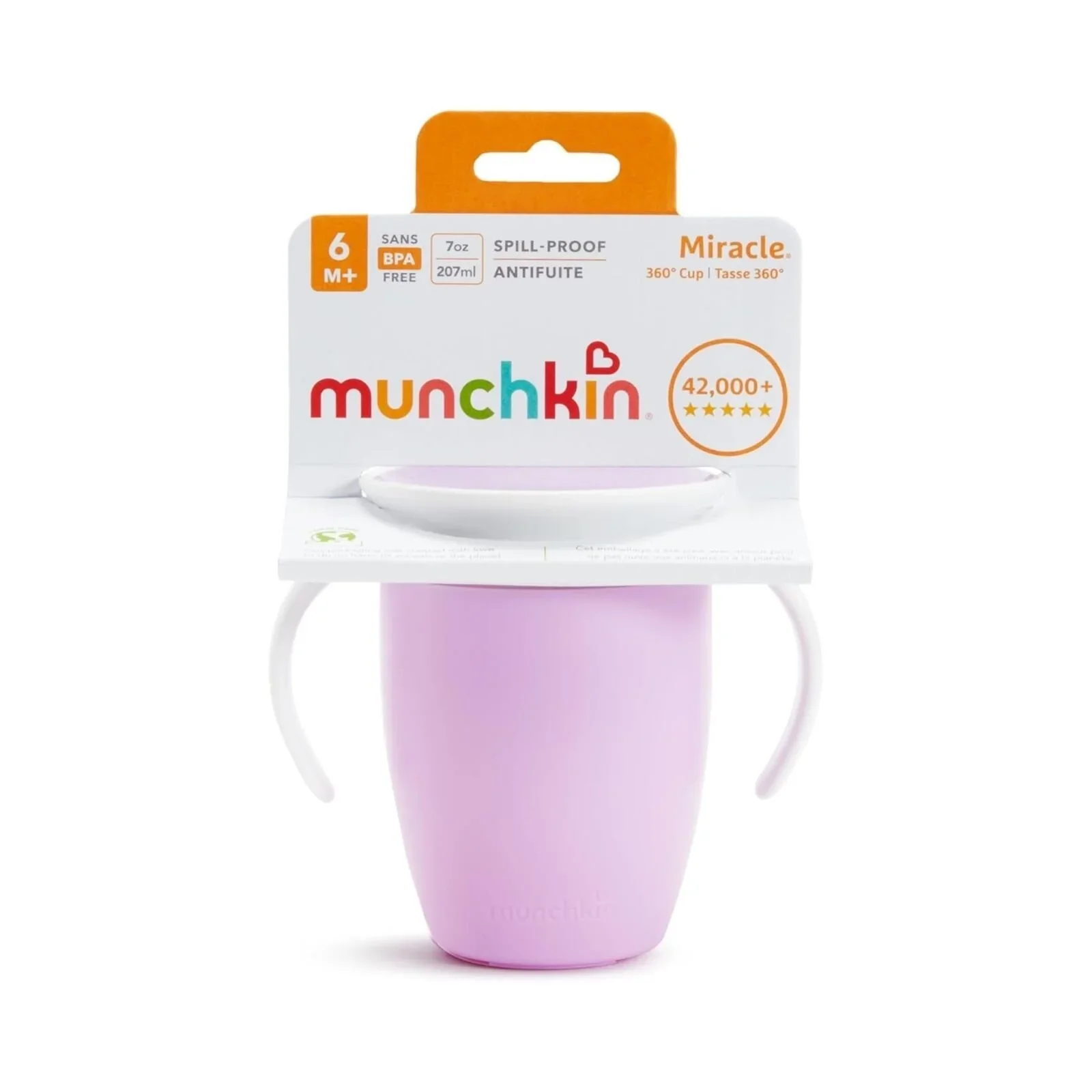 Munchkin Miracle 360 Trainer Cup 6+ months 207ml - Purple - Image 5