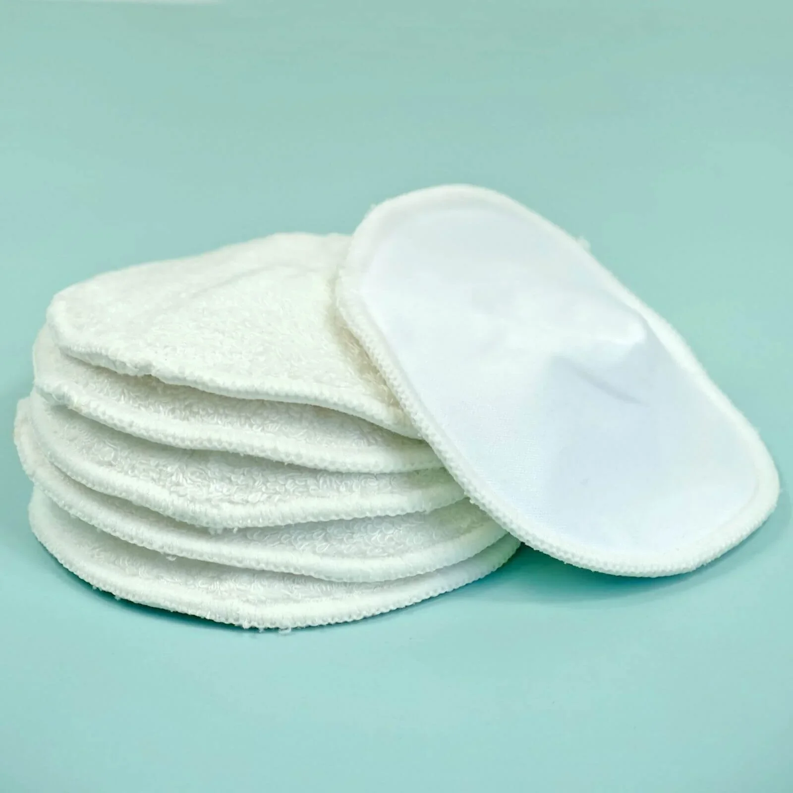 MuslinZ Bamboo Cotton Terry Nursing Pads 6 pcs - Image 5