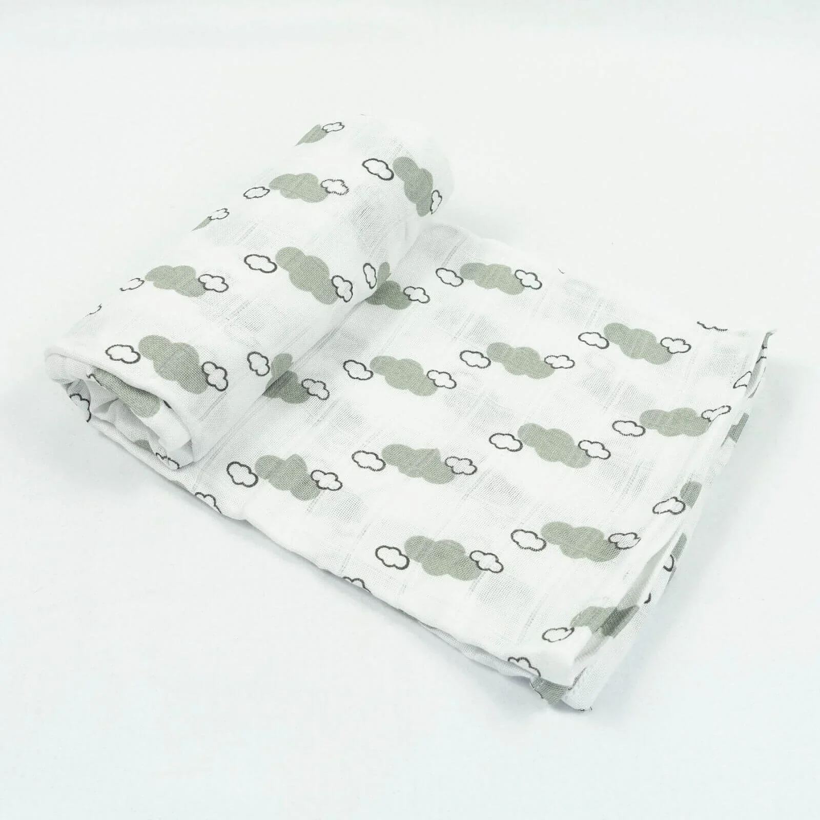 MuslinZ Bamboo/Organic Cotton Muslin Set - Grey Cloud - Image 3