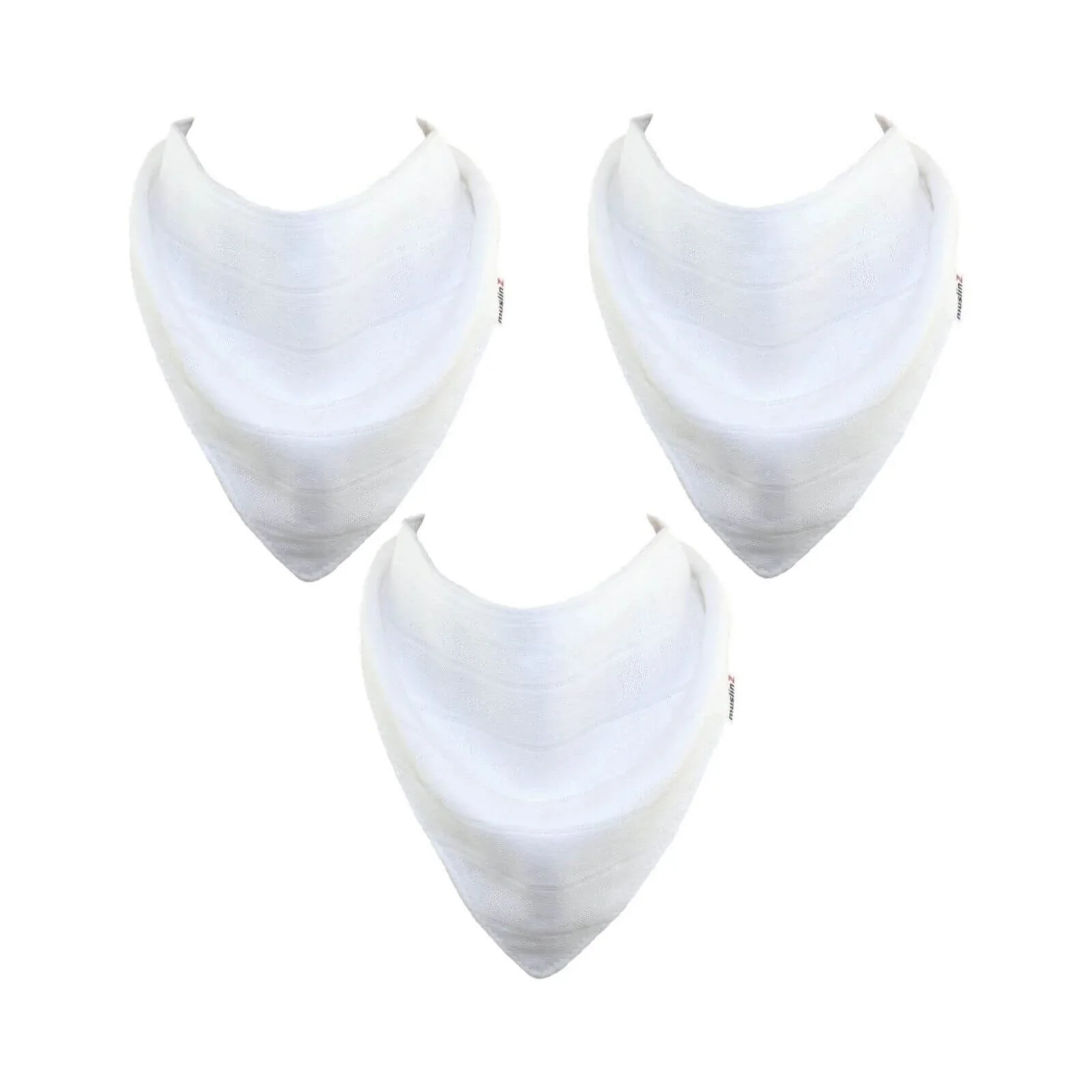 MuslinZ Bamboo/Organic Cotton Muslin Set - White - Image 4