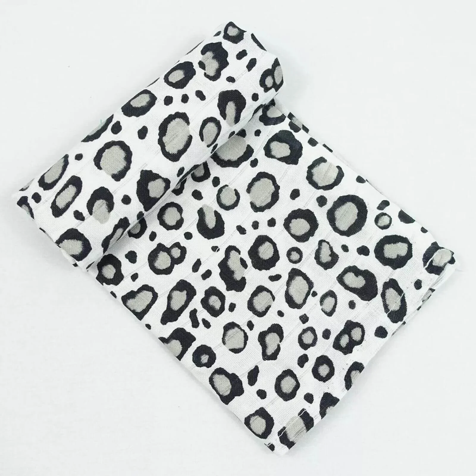 MuslinZ Bamboo/Organic Cotton Muslin Swaddle 120x120cm - Leopard - Image 5