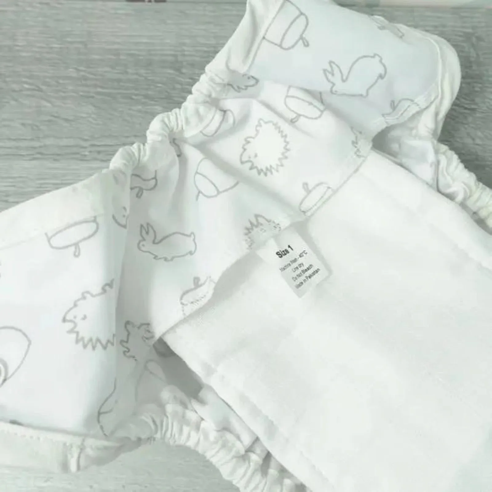 MuslinZ Washable Nappy Wrap - Woodland - Image 3