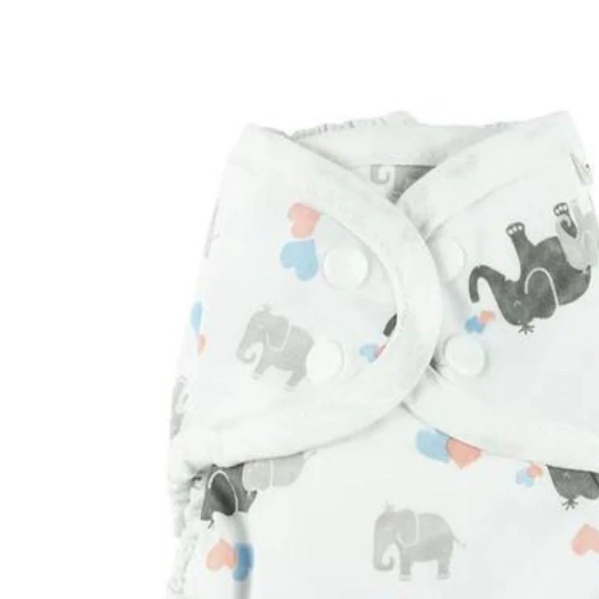 MuslinZ Washable Nappy Wrap - Elephant - Image 2
