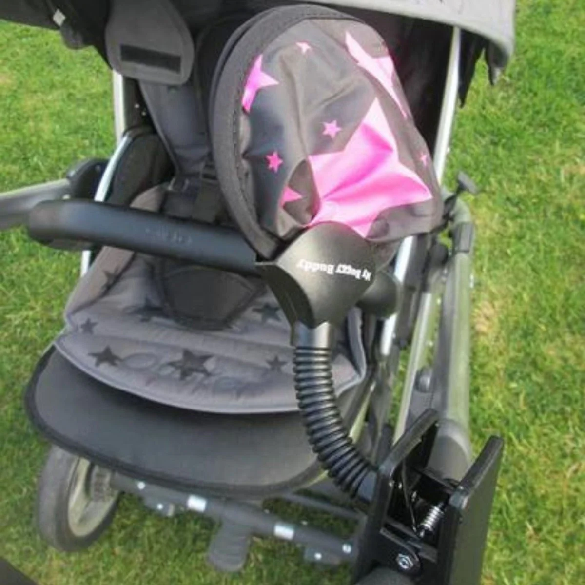 My Buggy Buddy - Buggy Sunshade Standard - Pink Star - Image 3