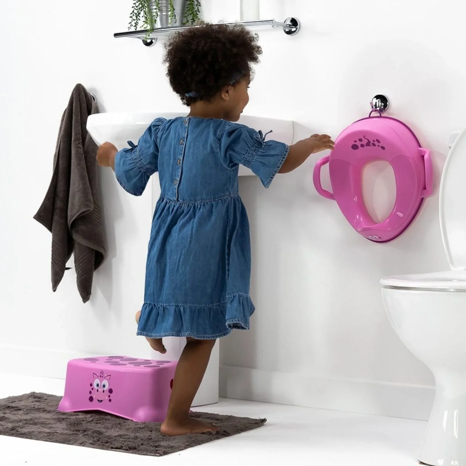 My Carry Potty - My Little Step Stool - Pink Dragon - Image 5
