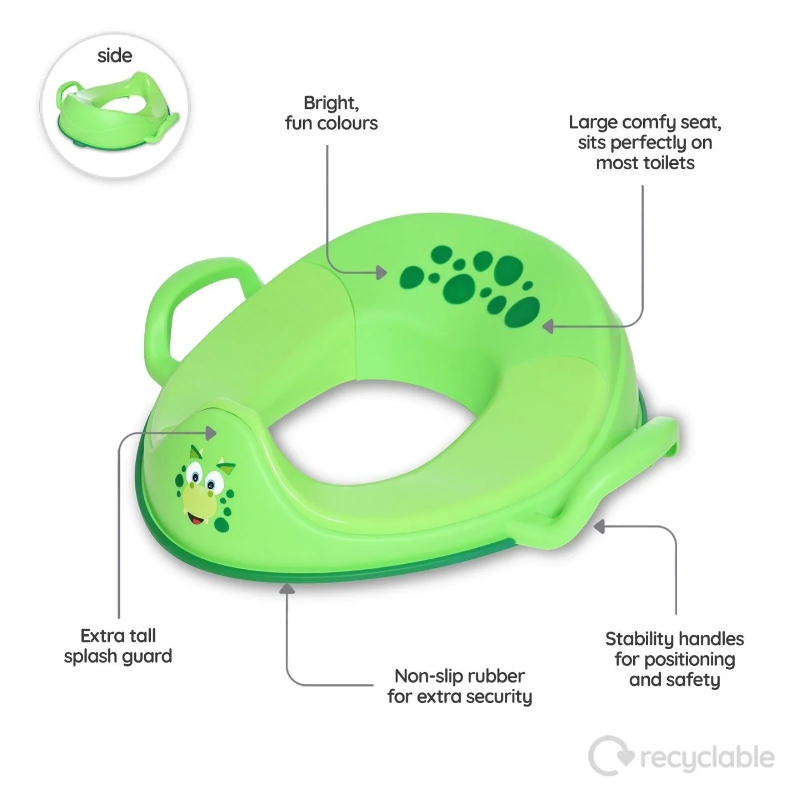 My Carry Potty - My Little Trainer Seat - Dinosaur - Image 3