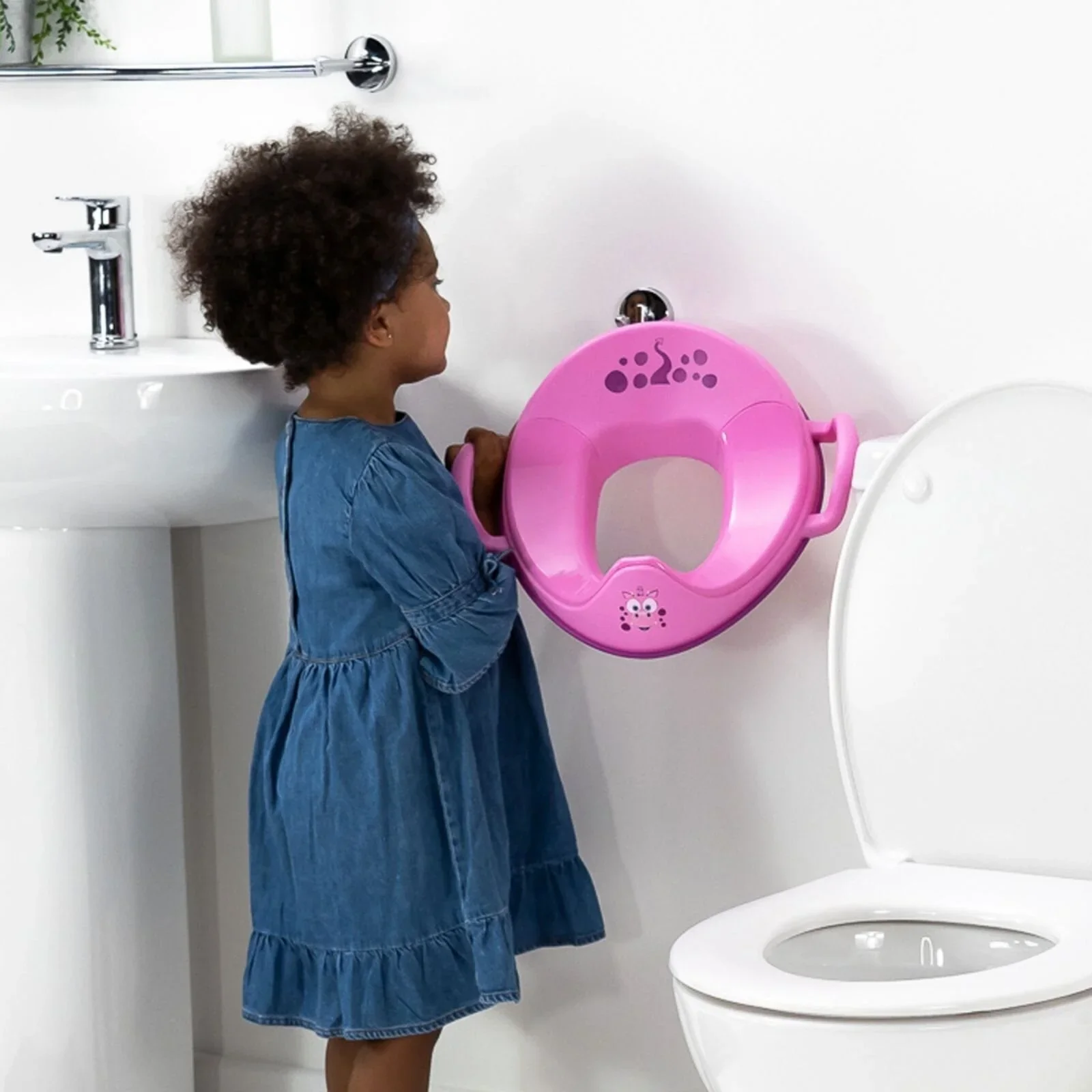 My Carry Potty - My Little Trainer Seat - Pink Dragon - Image 2