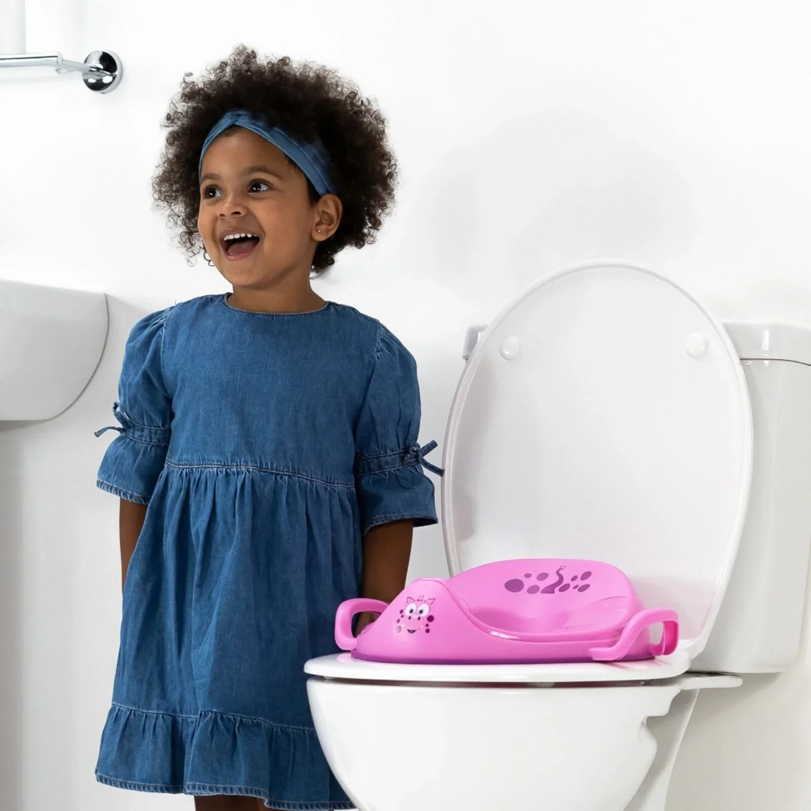 My Carry Potty - My Little Trainer Seat - Pink Dragon - Image 6