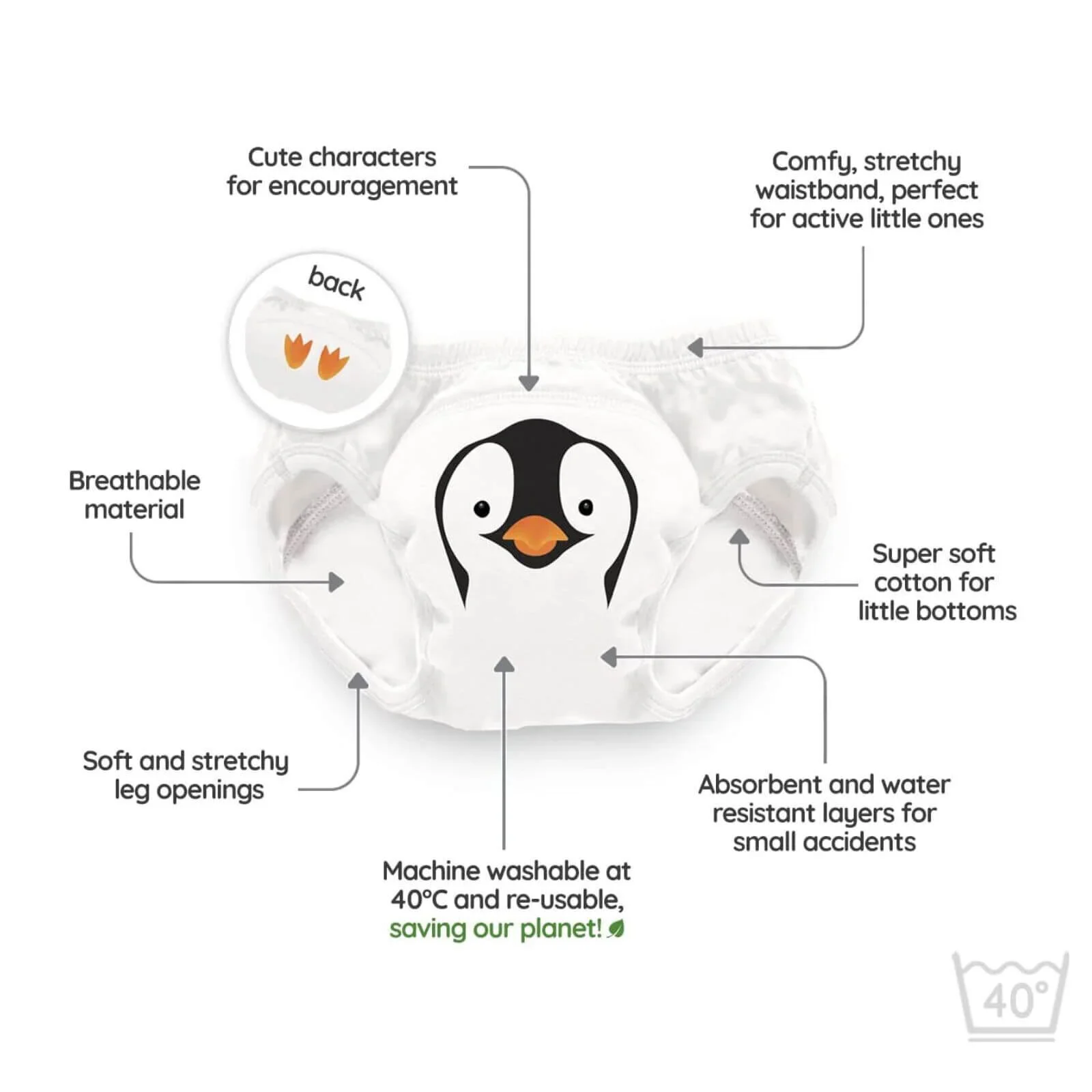 My Carry Potty - My Little Training Pants - Penguin - Image 6