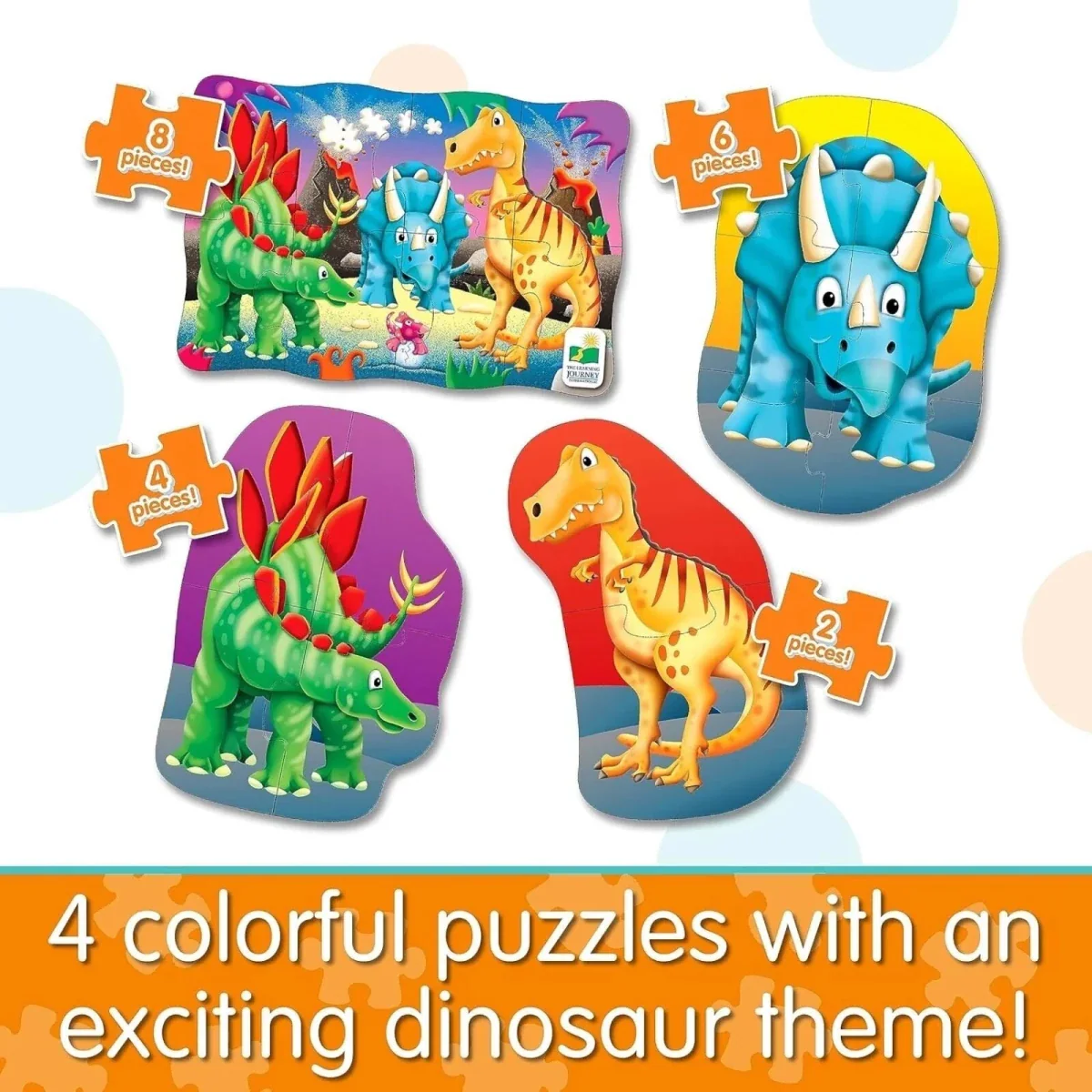 My First Puzzle Sets 4-in-1 Puzzle Set - Dino - Image 6