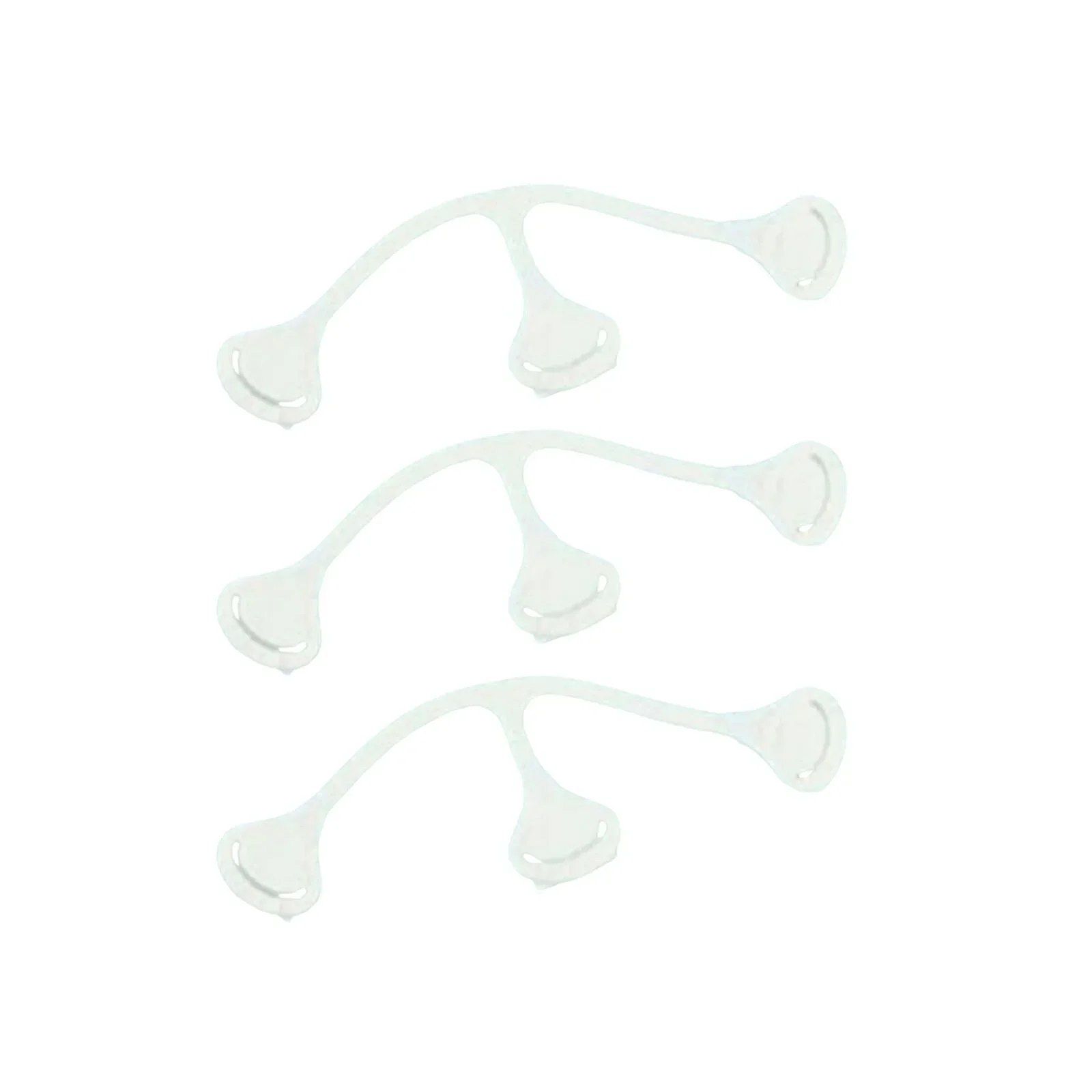 Nappi Nippas No Pin Fasteners for Terry Nappies 3 pcs - White