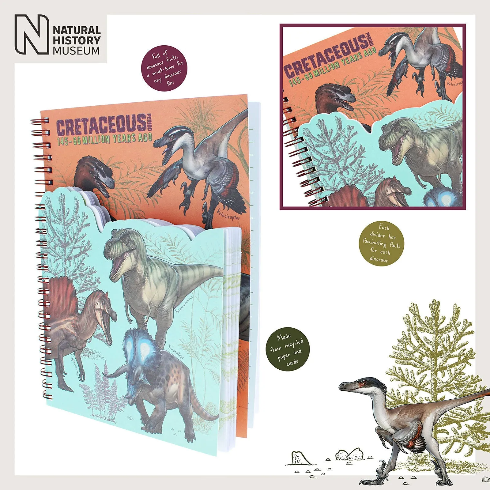 National History Museum A5 Die Cut Notebook - Image 4
