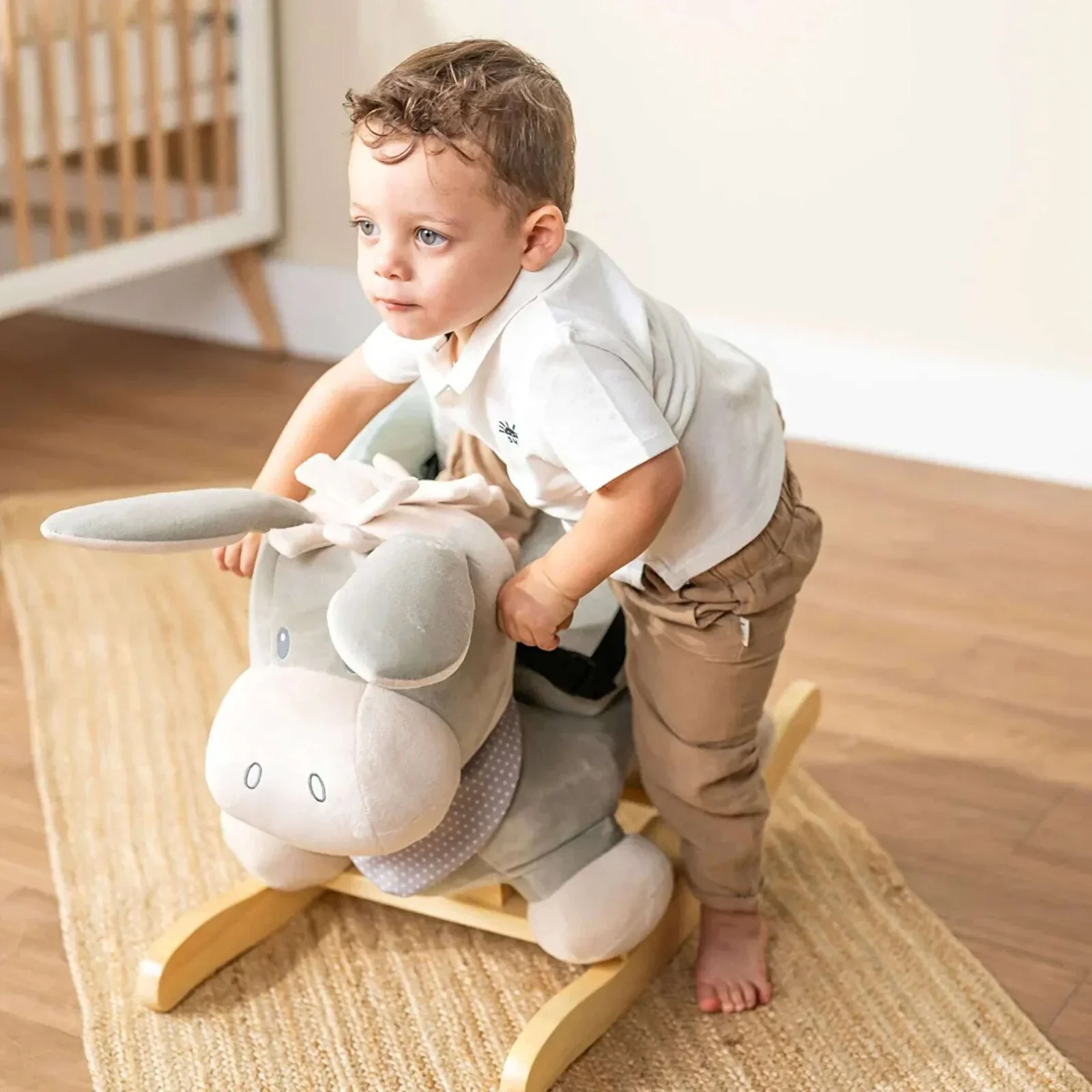 Nattou Cappuccino Donkey Rocker - Image 9