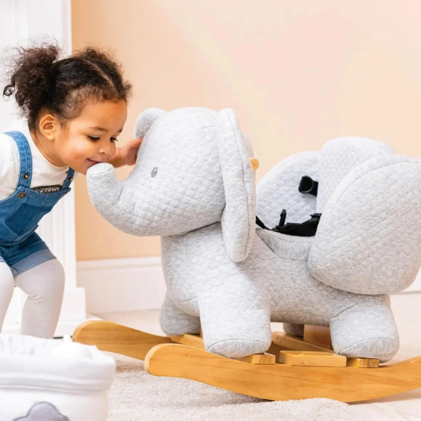 Nattou Tembo Cotton Elephant Rocker - Image 2