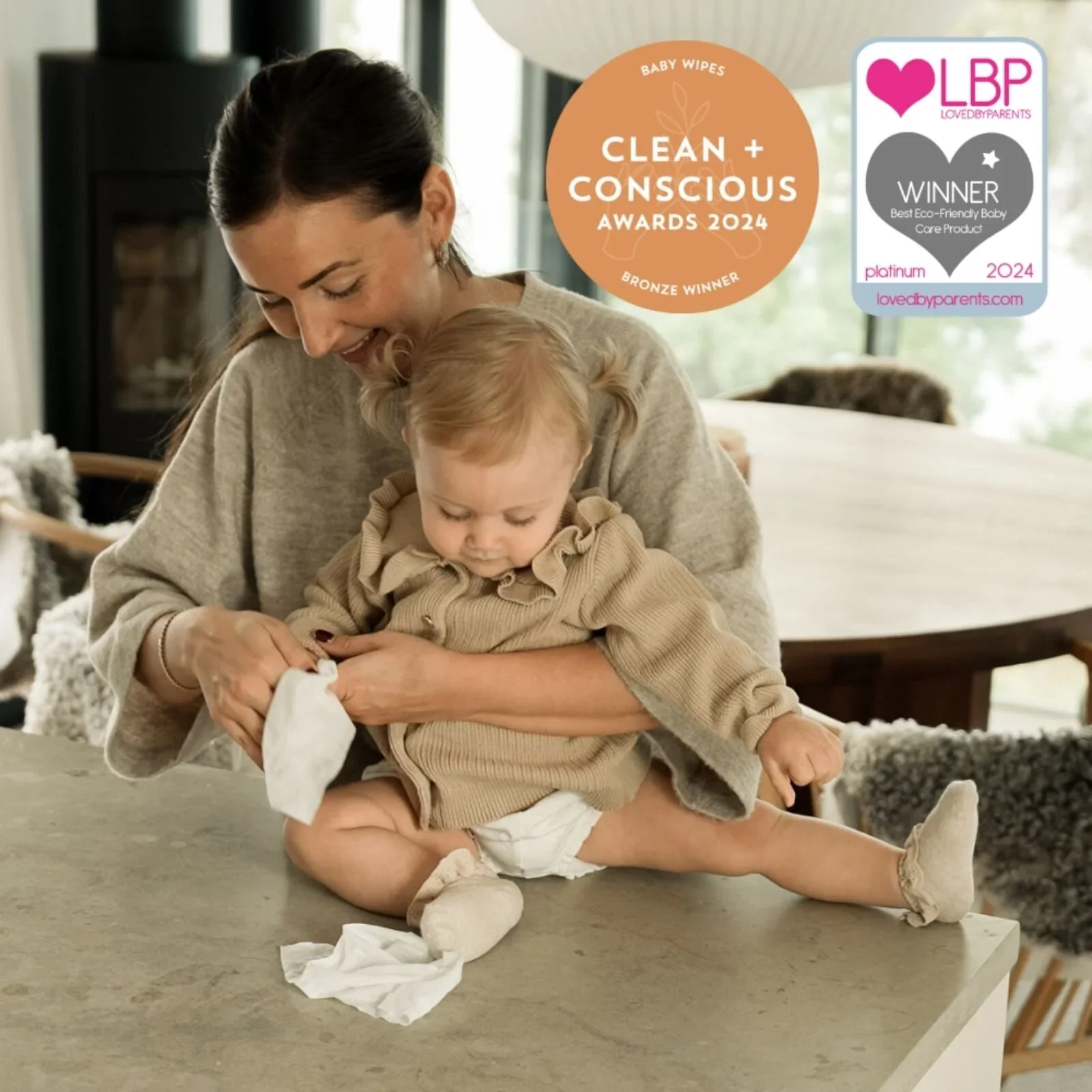 Naty Compostable XXL Baby Wipes 50 pcs - Image 2