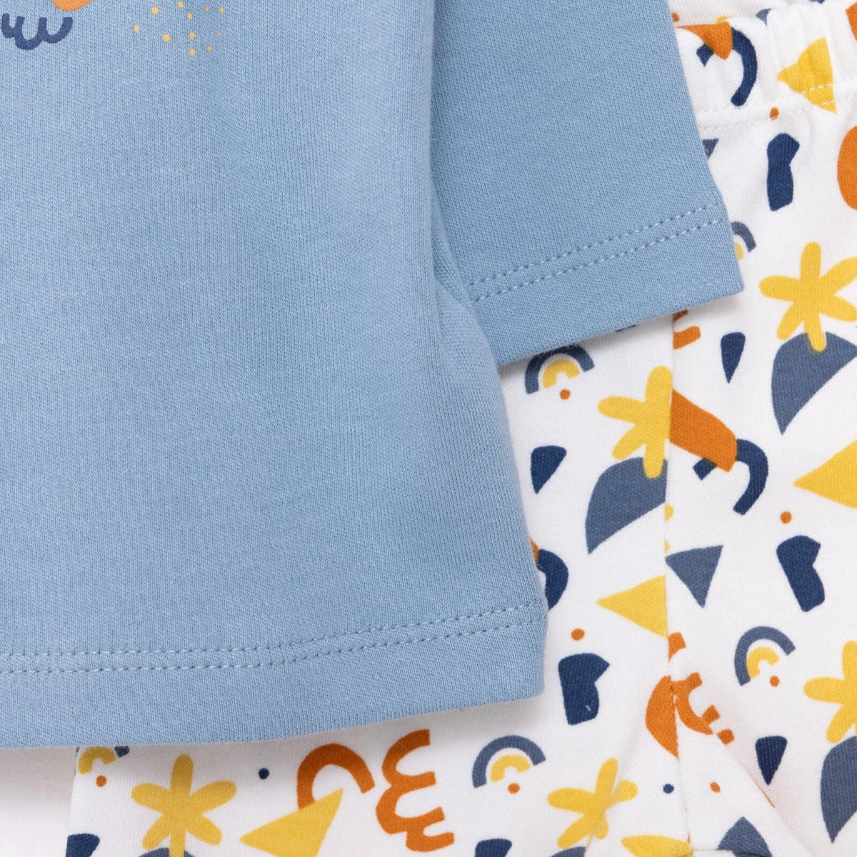 Newborn Baby Boy Onesie-Hat-Booted Bottom 3Pcs - Ecru - Image 7