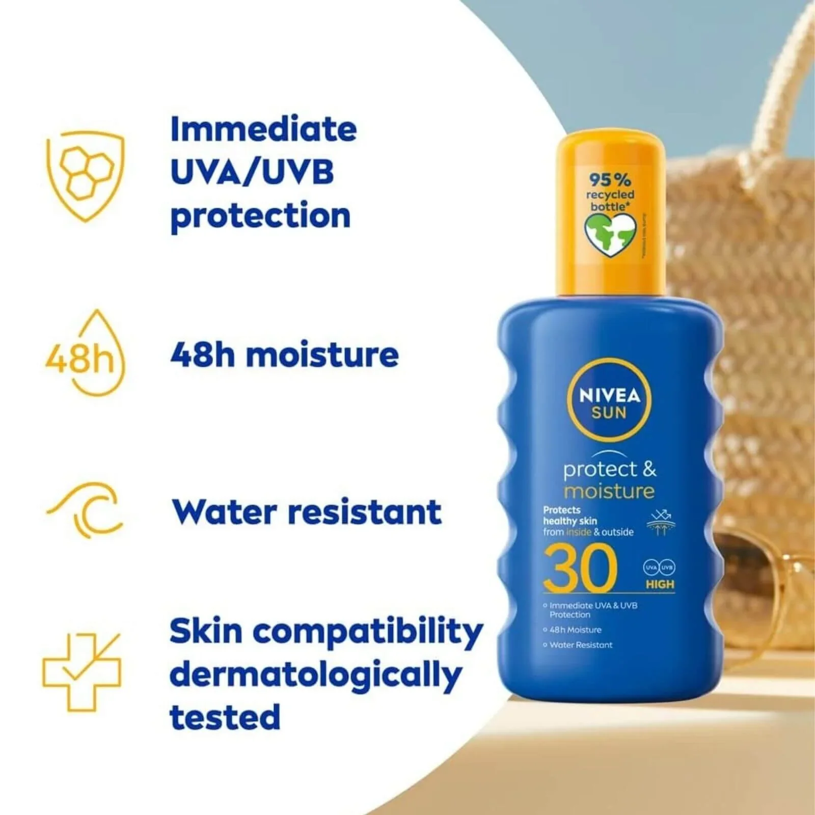 Nivea Sun Spray SPF 30 200ml - Image 2