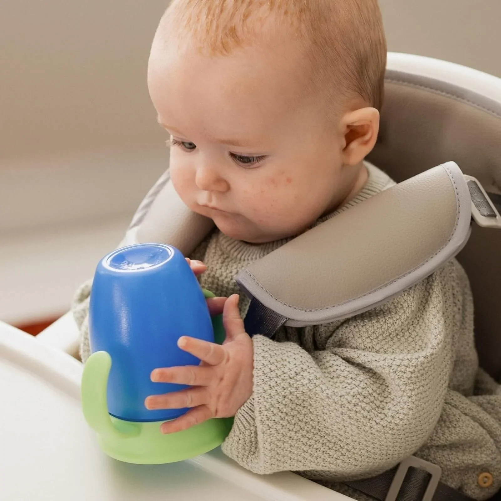 Nuby All Around Short Cup with Handles 210ml Assorted - Image 3