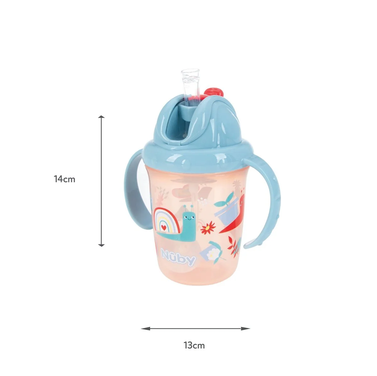 Nuby Flip N Sip Sippy Cups Pack of 2 - Multicolour - Image 4