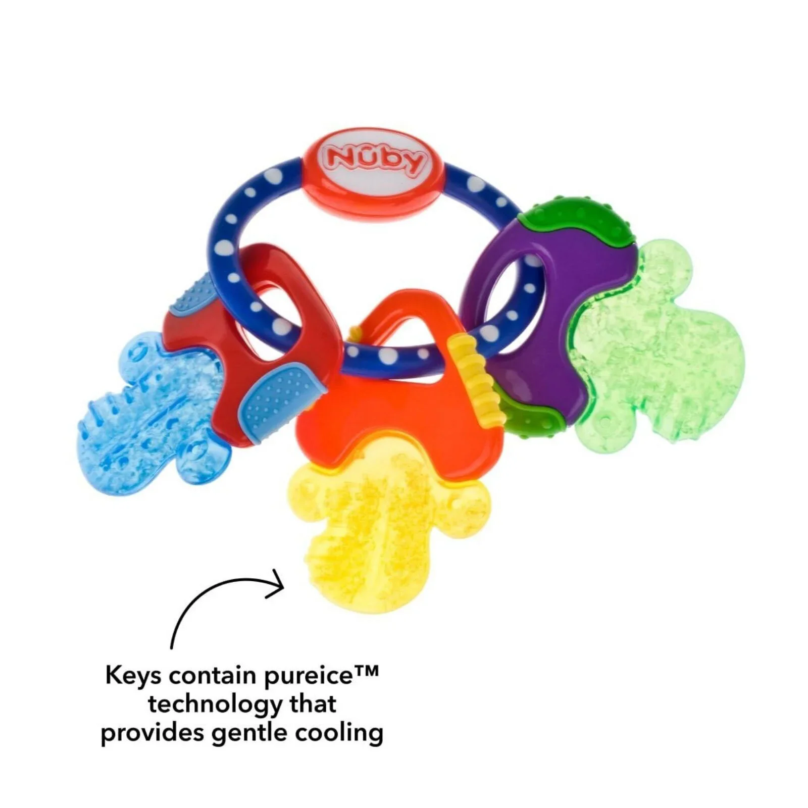 Nuby Icy Bite Keys Teether Toy - Image 2