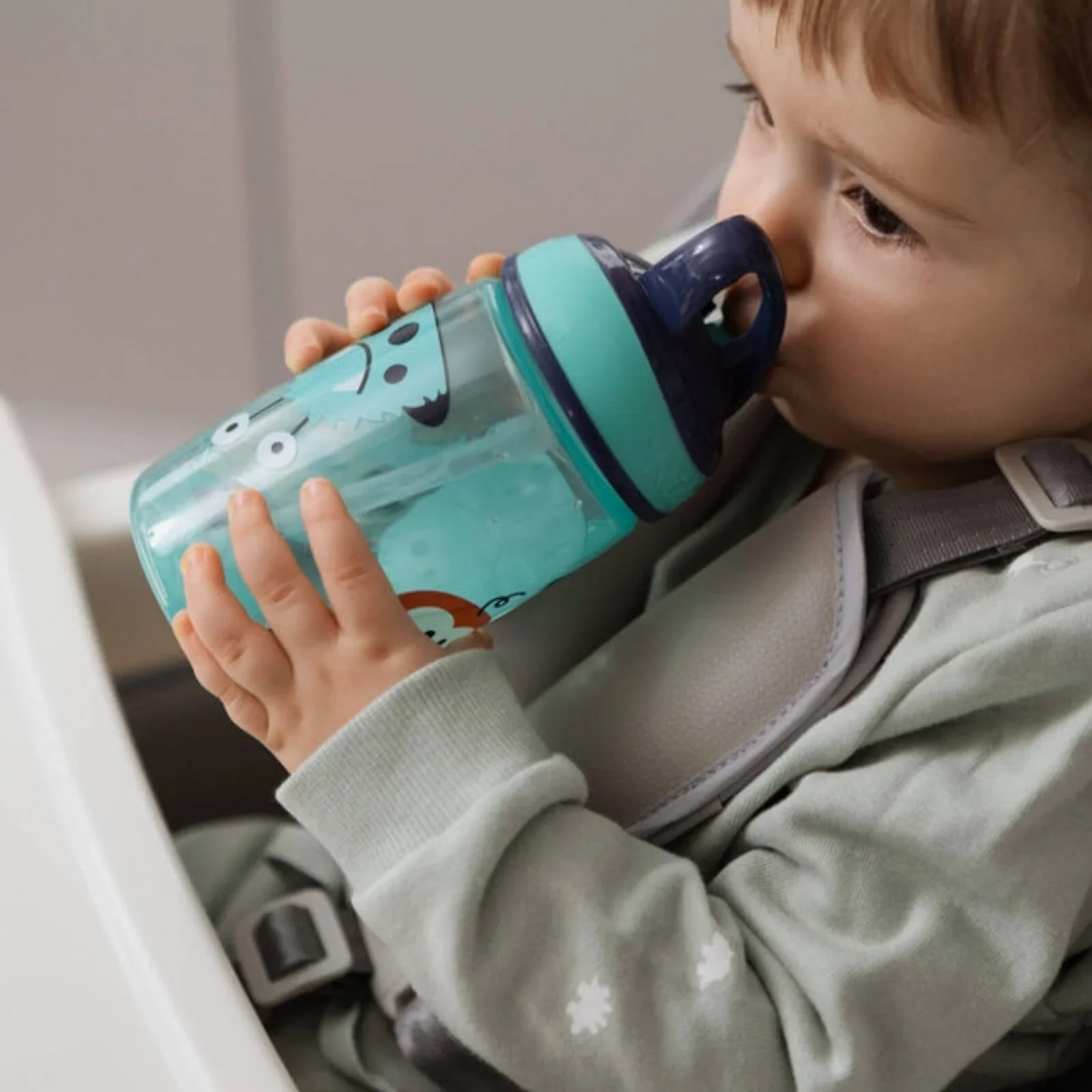 Nuby Mighty Swig Water Bottle Pack of 1 360ml - Image 3