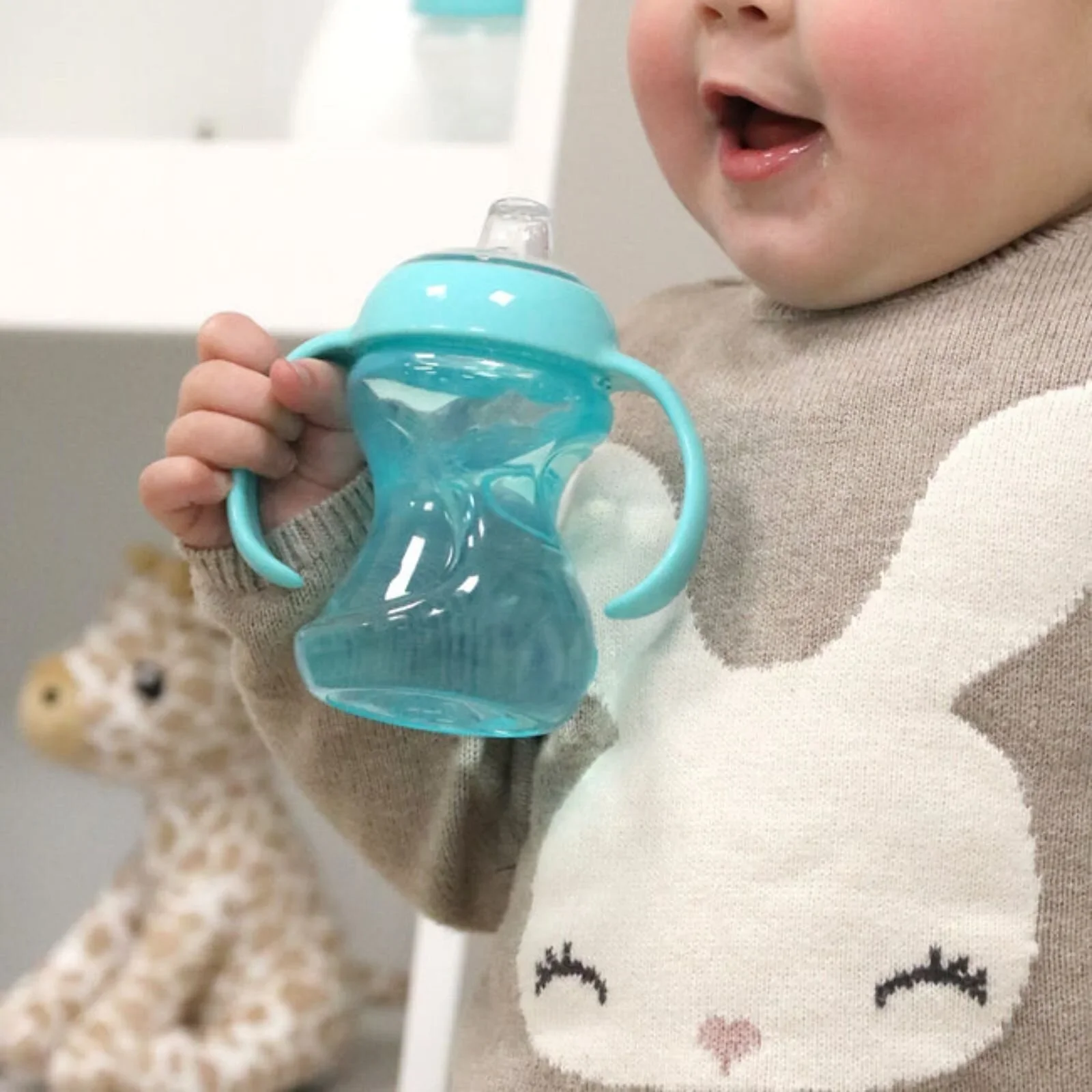 Nuby Mini Grip N' Sip Baby's First Handles Cup Pack of 1 - Image 2