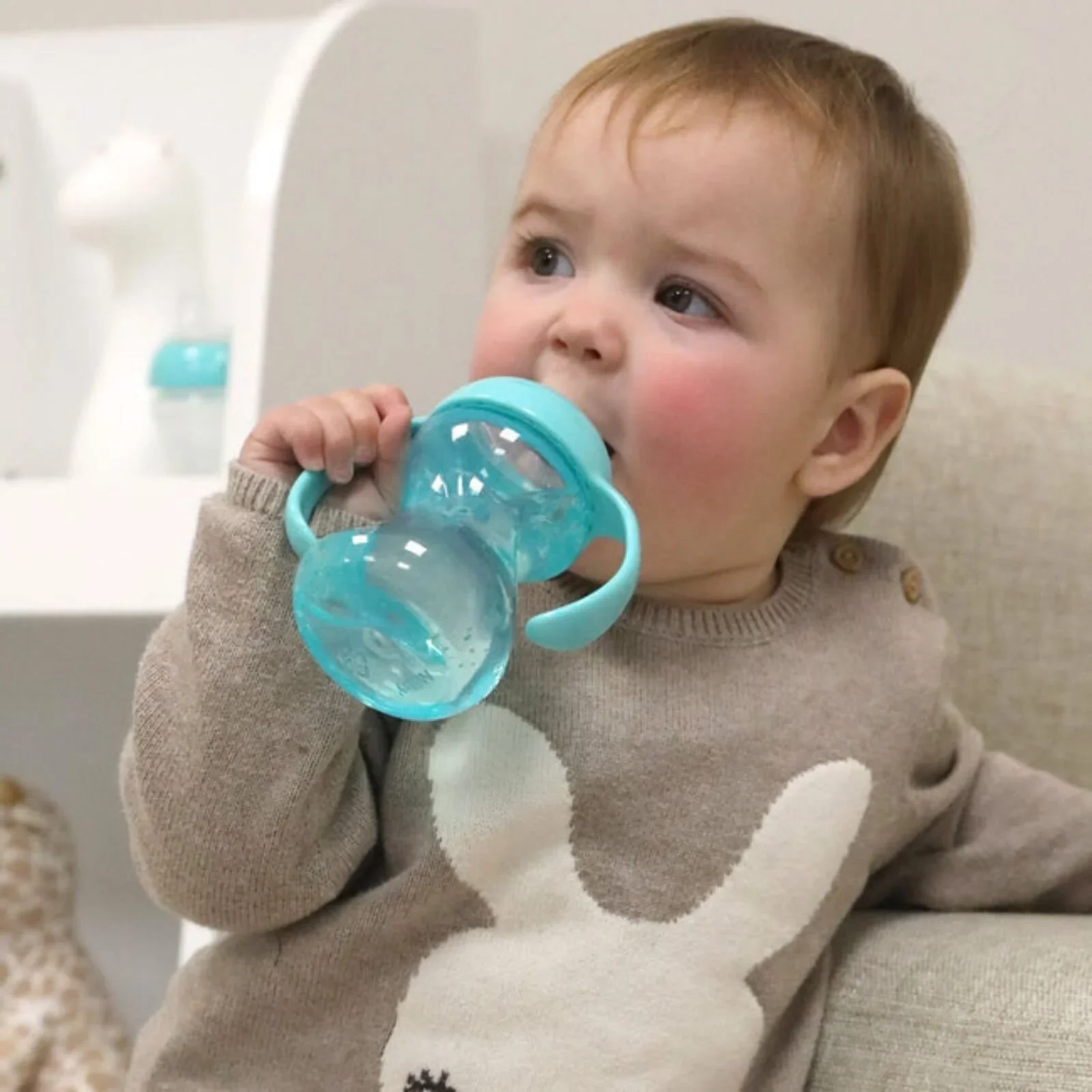 Nuby Mini Grip N' Sip Baby's First Handles Cup Pack of 1 - Image 3