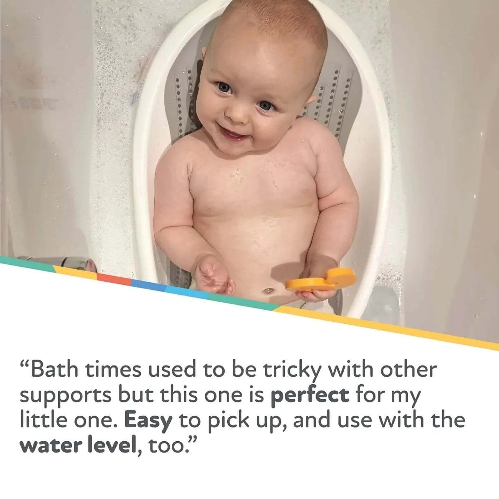 Nuby Newborn Baby Bath Support - Ergonomic Design - Image 4