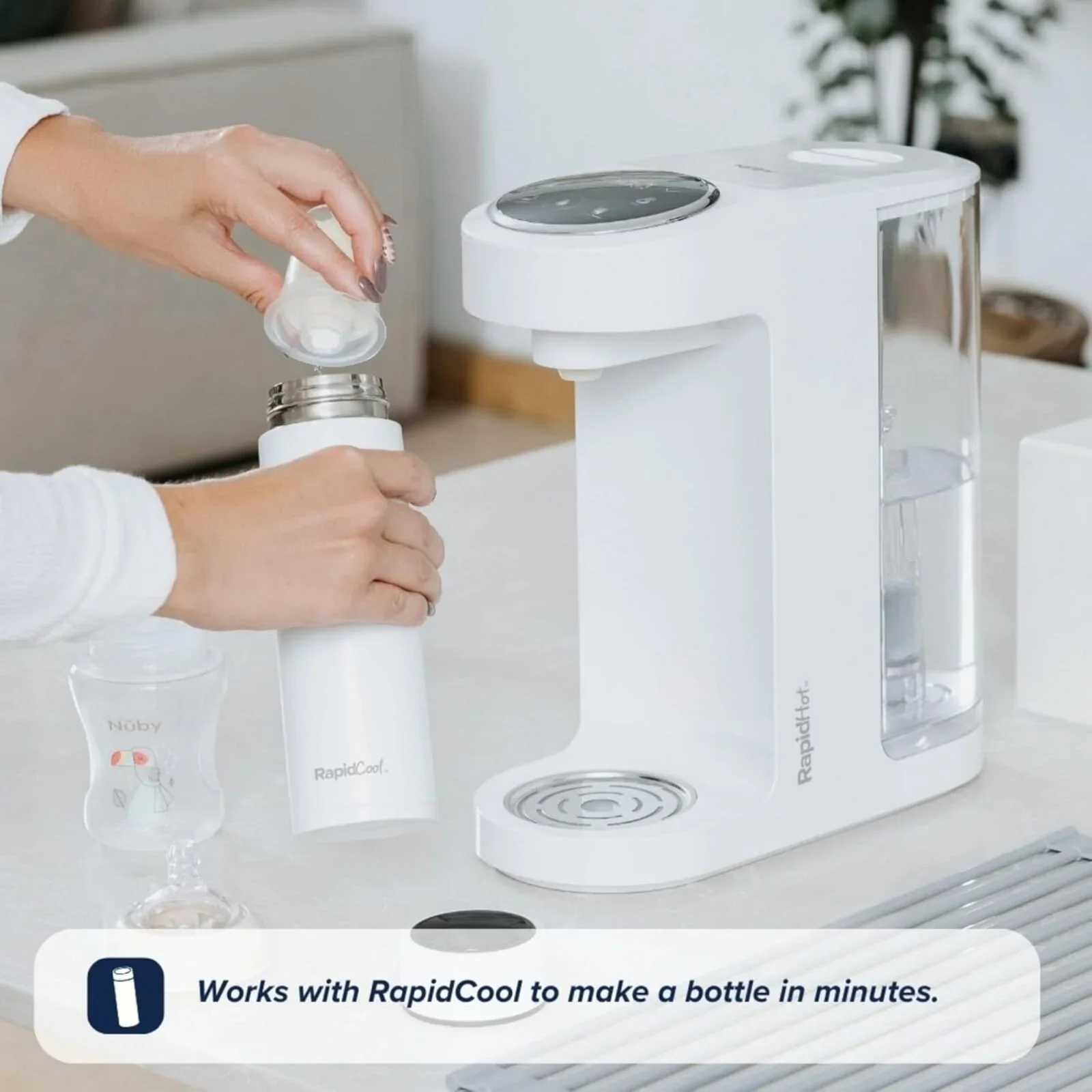 Nuby RapidHot Formula Preparation Machine - White - Image 3