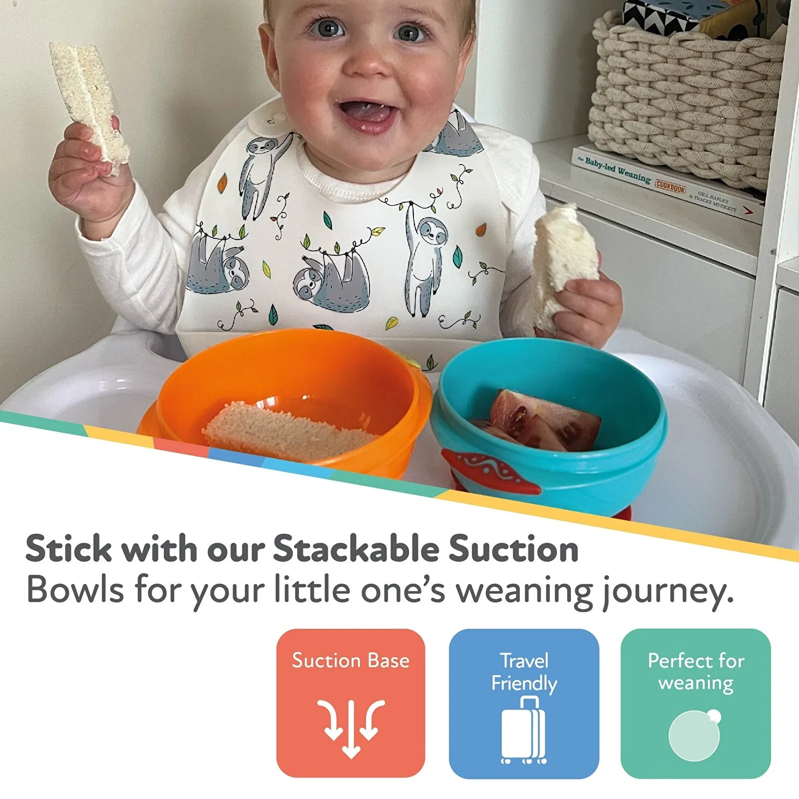 Nuby Suction Bowls Pack of 2 - Image 4