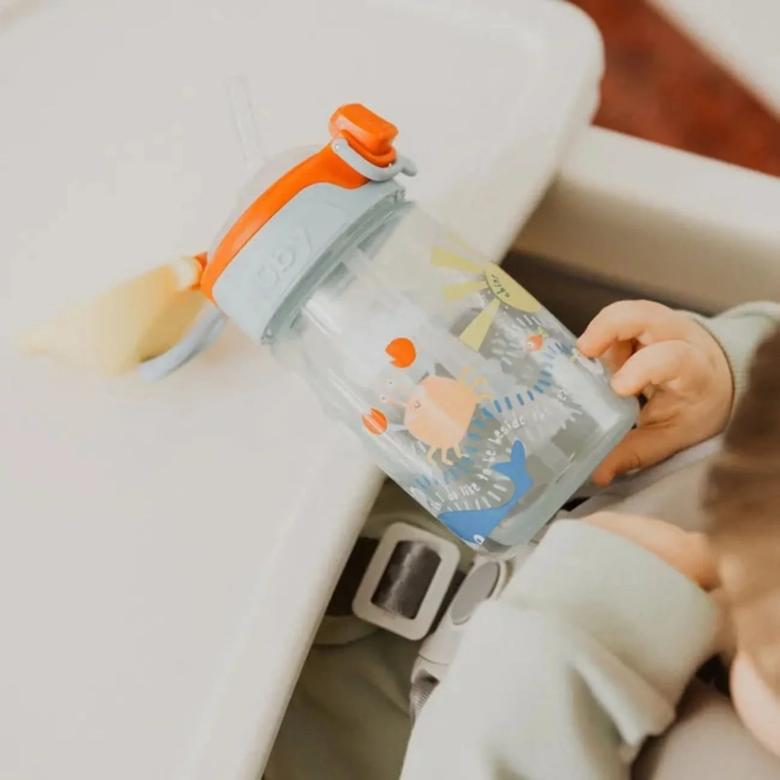 Nuby Super Straw Water Bottle 360ml - Image 3