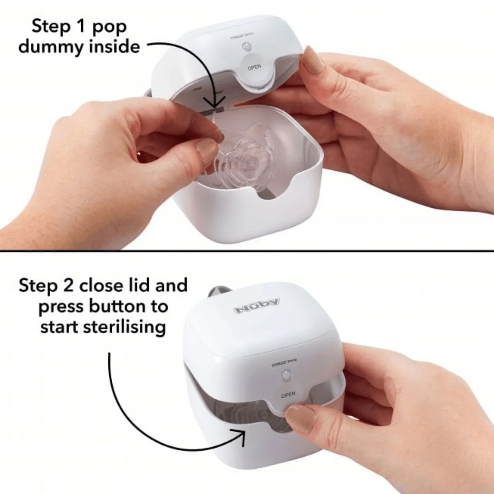 Nuby UV Soother Steriliser Pod - Image 3