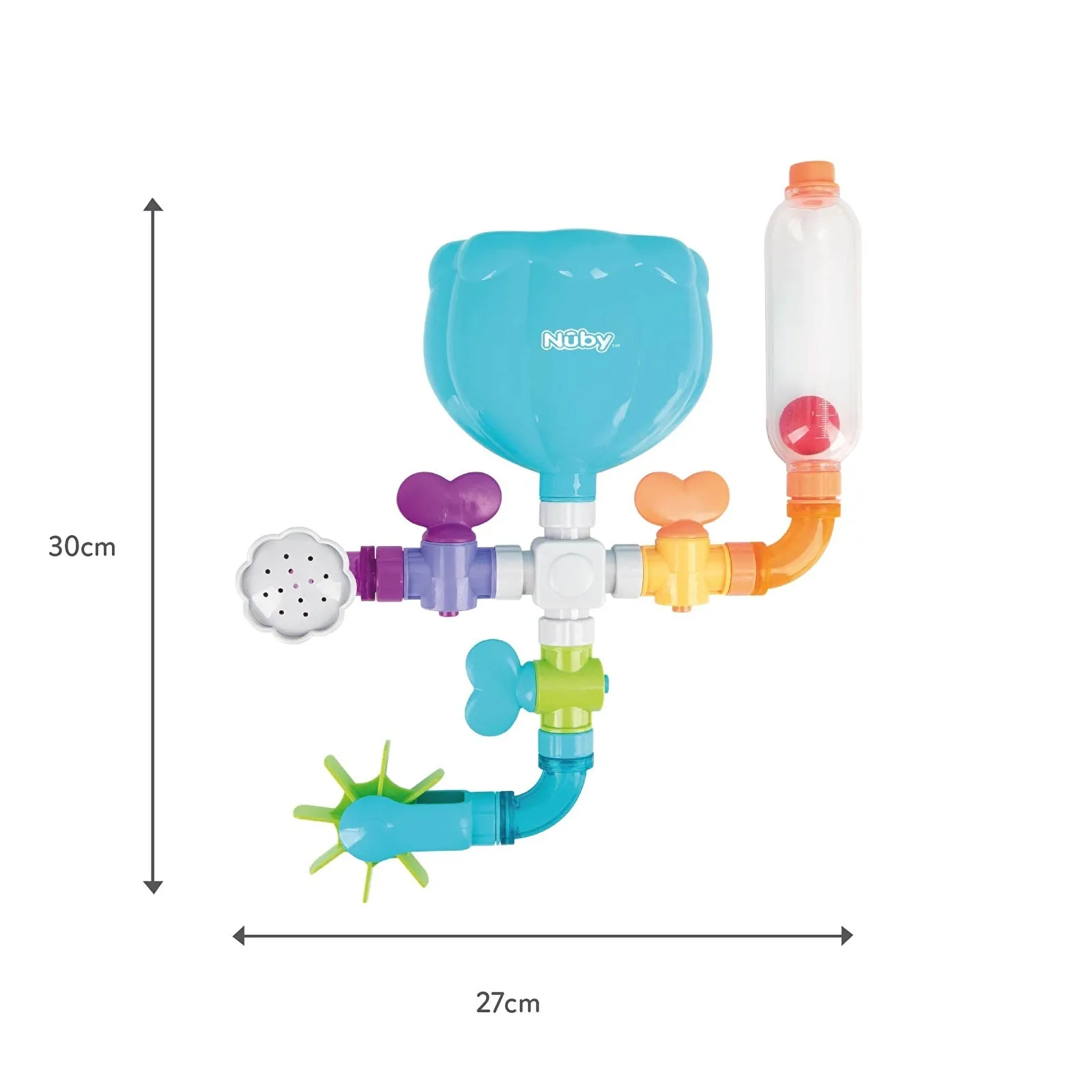 Nuby Wacky Pipes Bath Toy - Image 4