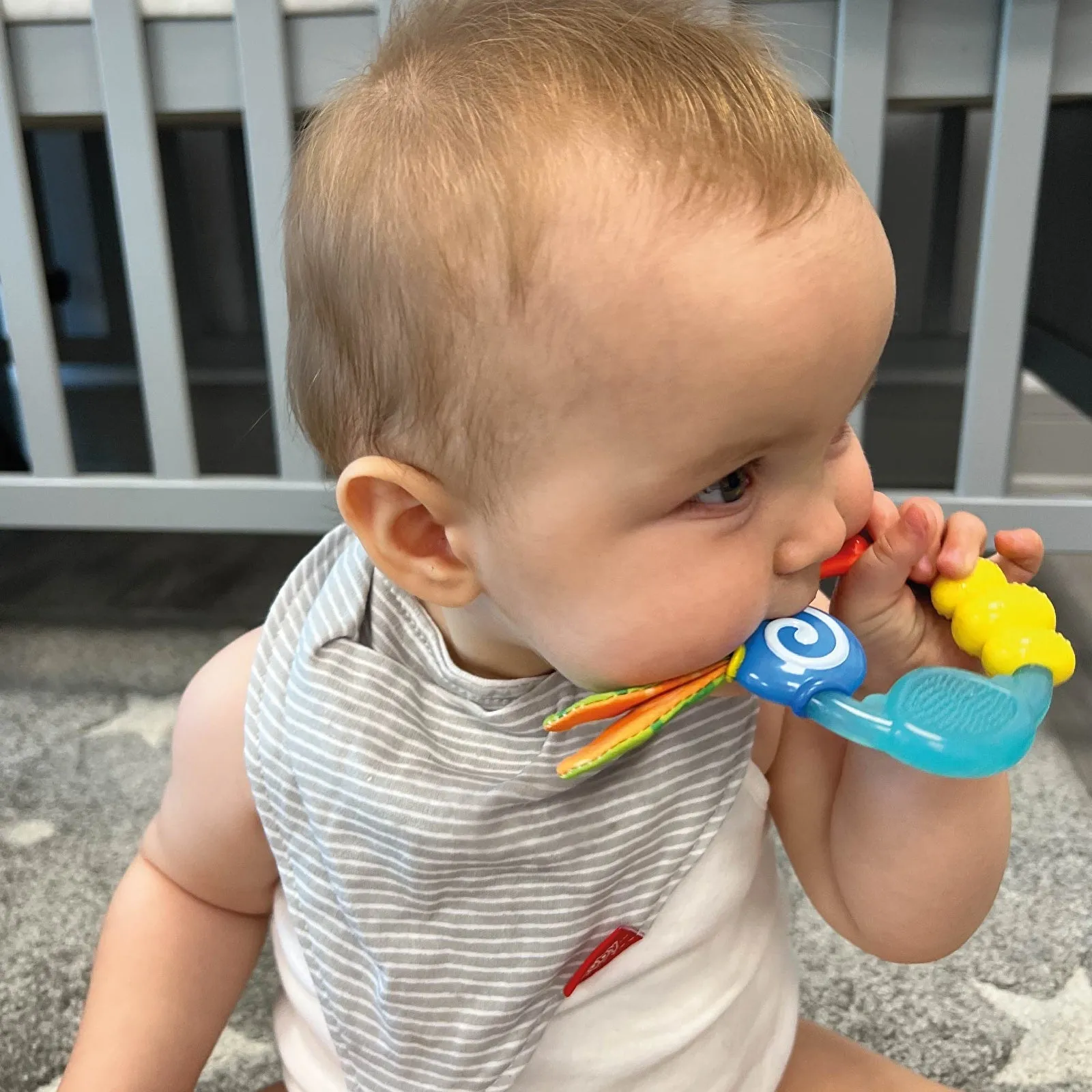 Nuby Wacky Teething Ring - Multicolour - Image 3