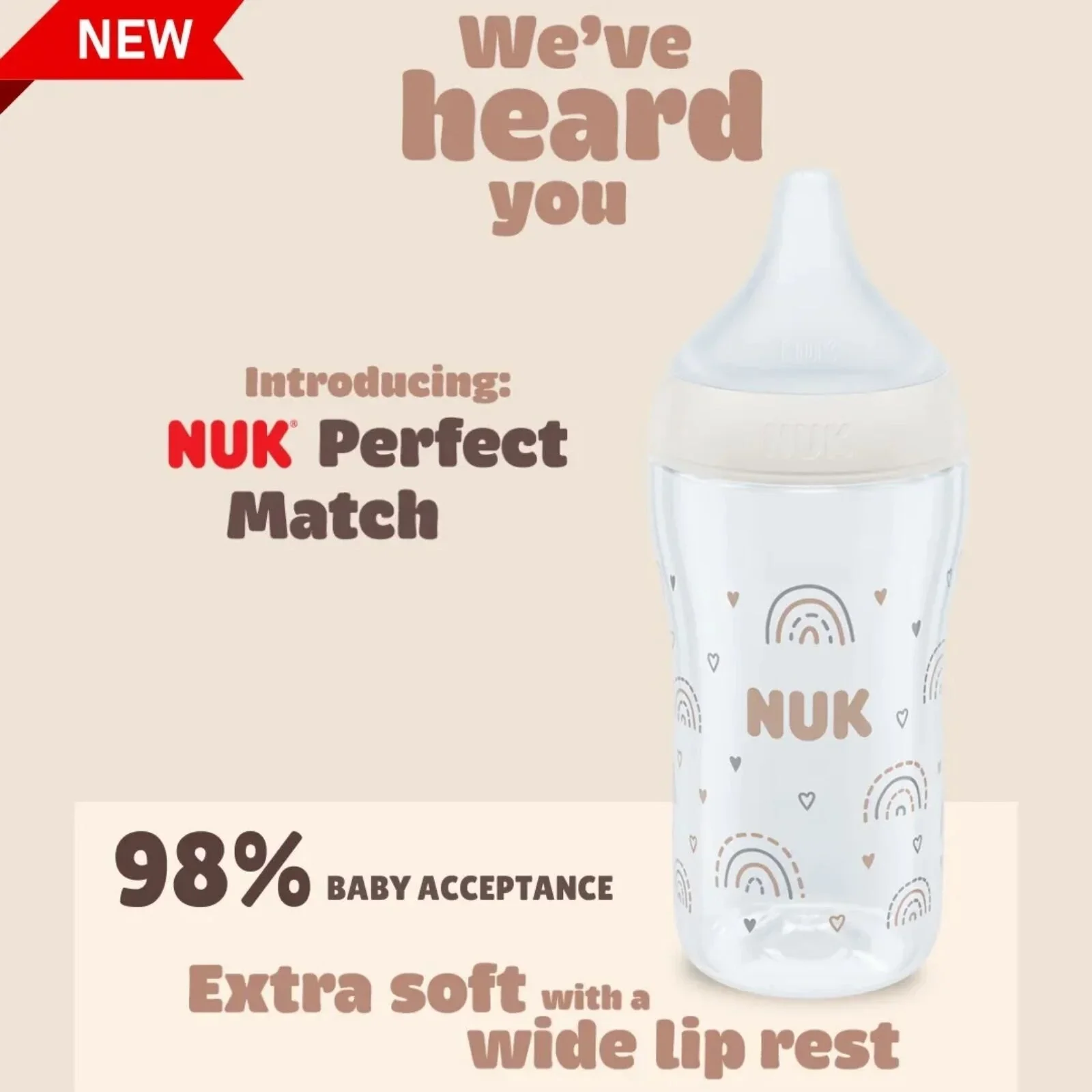 NUK Anti-Colic Perfect Match 260ml Pack of 3 - Image 4