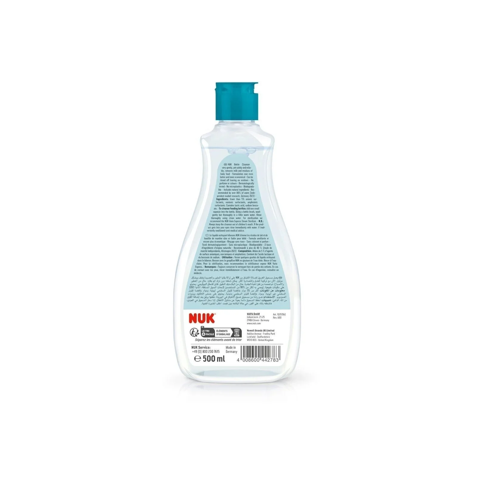 NUK Bottle Cleanser 500ml - Image 2